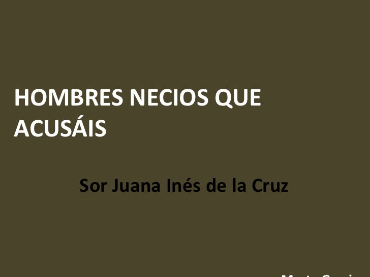 hombres necios citas